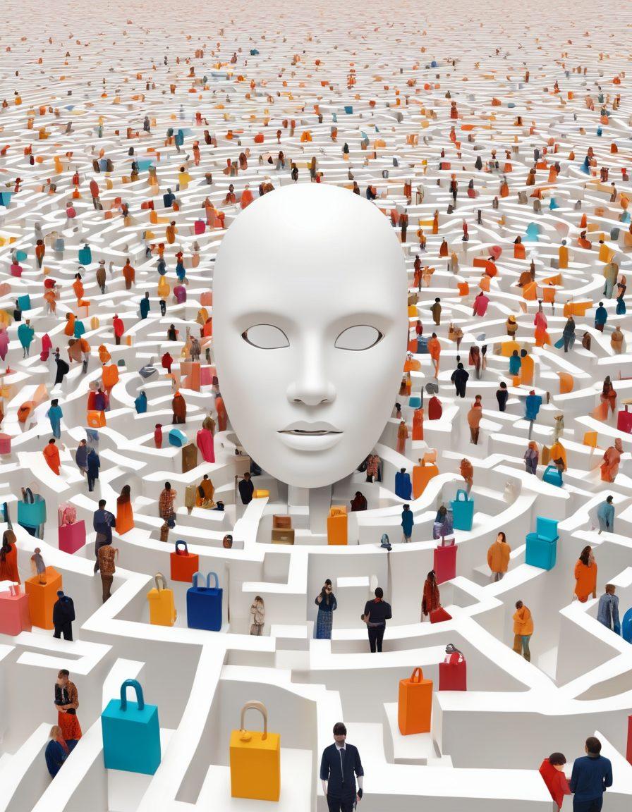 A whimsical landscape depicting a maze of blogs and digital pathways, with diverse avatars exploring the space as they wear masks symbolizing anonymity. Include vibrant elements like locks and keys scattered throughout, representing security. The atmosphere should convey a sense of clever navigation and exploration in the blogosphere. surreal art. vibrant colors. white background.